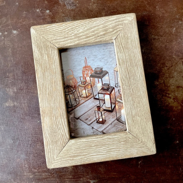 Rustic Brown Photo Frame 4x6 - - Liv's Solihull